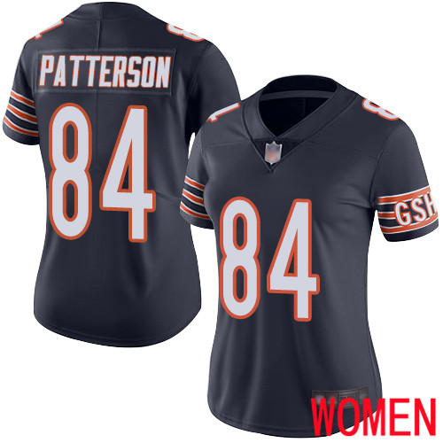 Chicago Bears Limited Navy Blue Women Cordarrelle Patterson Home Jersey NFL Football 84 Vapor Untouchable